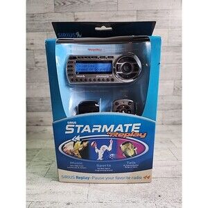 Sirius Starmate Replay Receiver & Car Kit ST2 XM Satellite Radio with Remote NIB